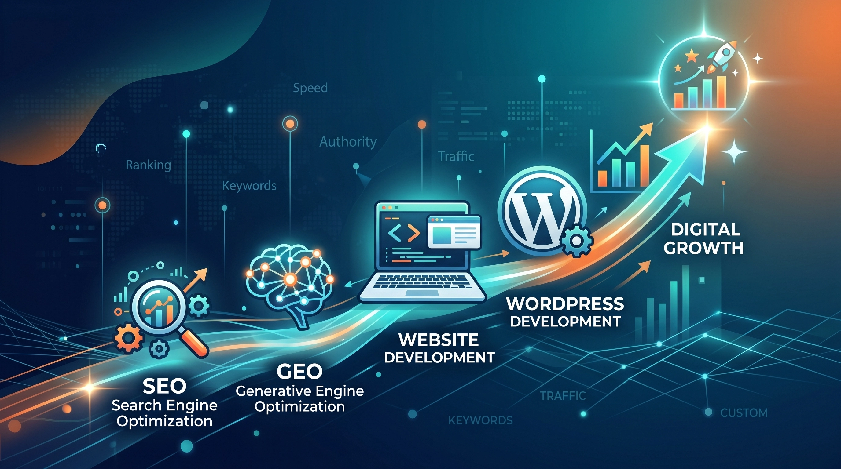 The Future of Search: How SEO, GEO, and Website Development Work Together